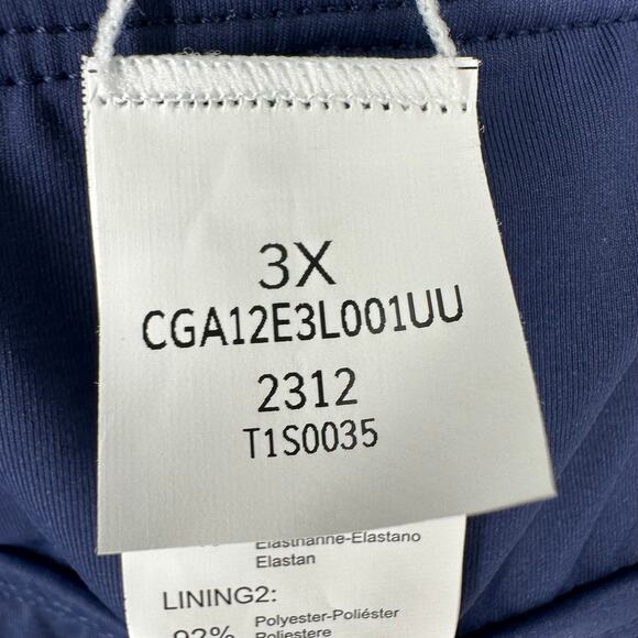 NEW Cupshe Blue X Iskra Ruffled V-Neck Tummy Control One Piece Plus Size 3X - Picture 7 of 9